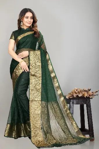 Women's Organza Silk Saree